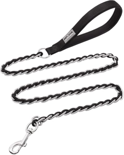 Chain Dog Leash (Black / 7.25FT(80-200lb))
