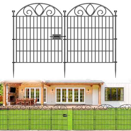 No Dig Garden Fence Outdoor for Yard (28 in(H) X 19.6 ft(L))