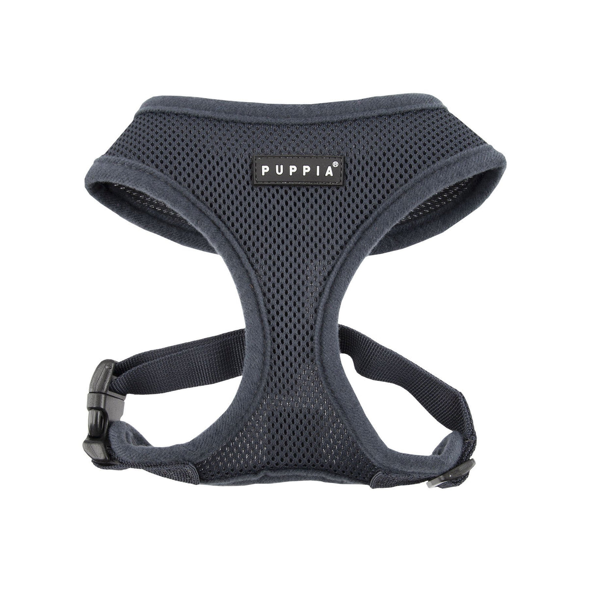 Authentic Puppia Soft Harness (Grey / Medium)