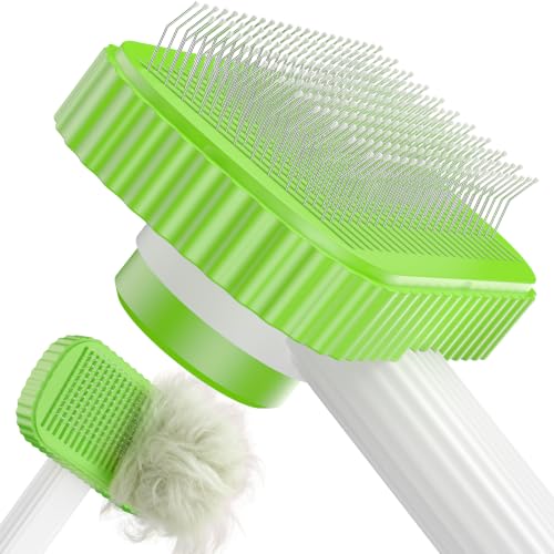 Cat brush Cat Brush for Long or Short Haired Cats (Green)