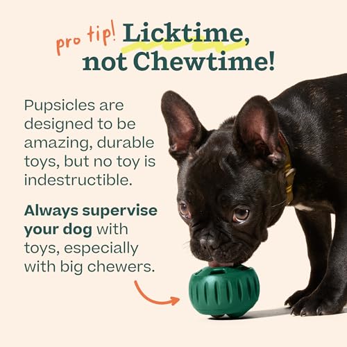 Pupsicle Interactive Dog Ball Toy for Dogs Large 25 (Blue / Large)
