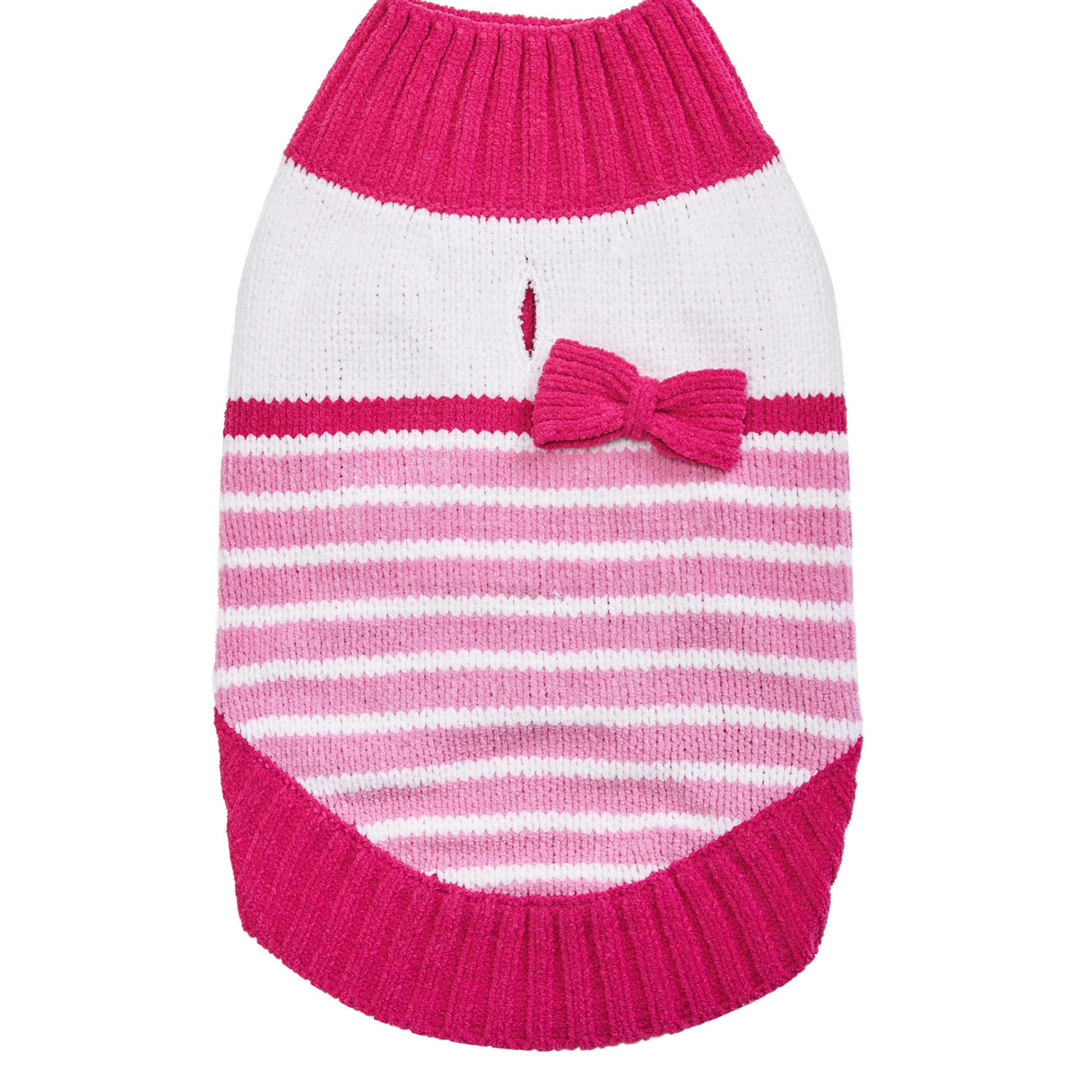 Pinky Princess Designer Chenille Dog Sweater in Pinky Princess (14 inch / Pinky Princess)