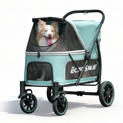Dog Stroller for Large Dogs (Green)