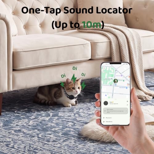 Pet Tracker Collar for Cats (Black)