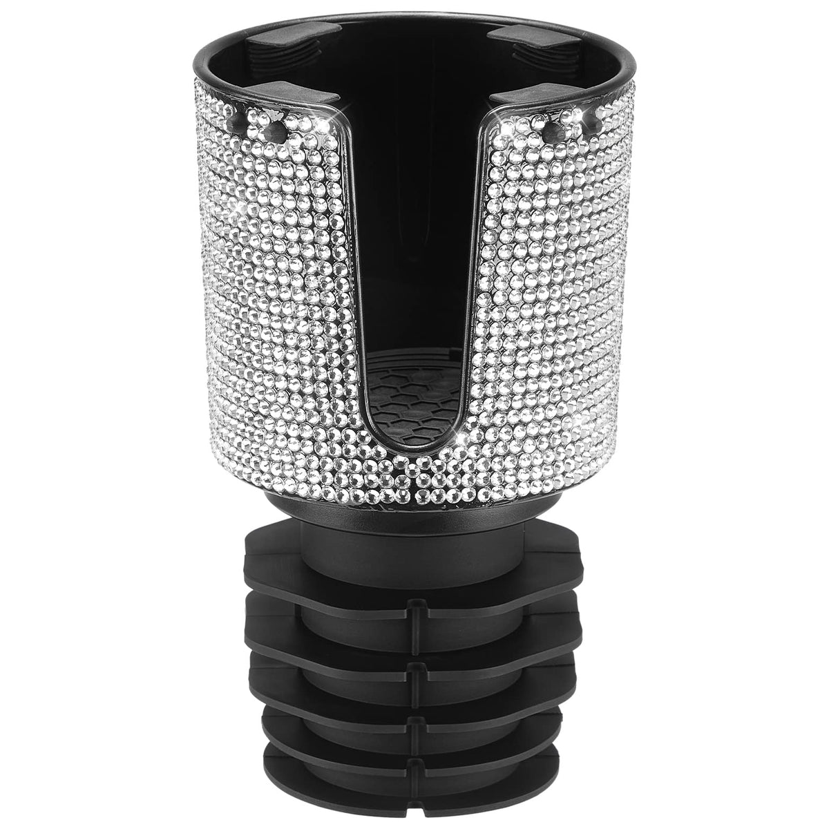 Upgraded Car Cup Holder Expander with Offset Base (1pcs / Bling)