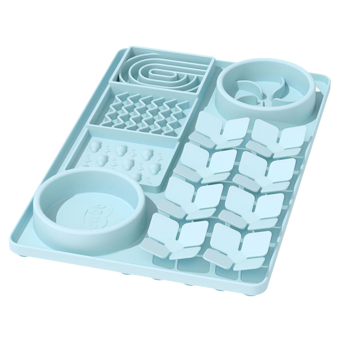 Slow Feeder Bowl for Dogs and Cats (Mint Green)
