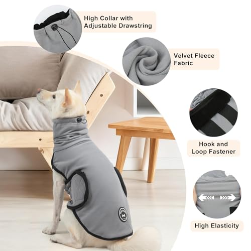Reversible Dog Anxiety Vest (Large(Chest:23") / Grey)