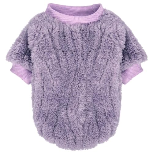 Small Dog Sweater for Dog Girl 3 Pack Lavender Pink Yellow Medium (Lavender,Pink,Yellow / Medium)