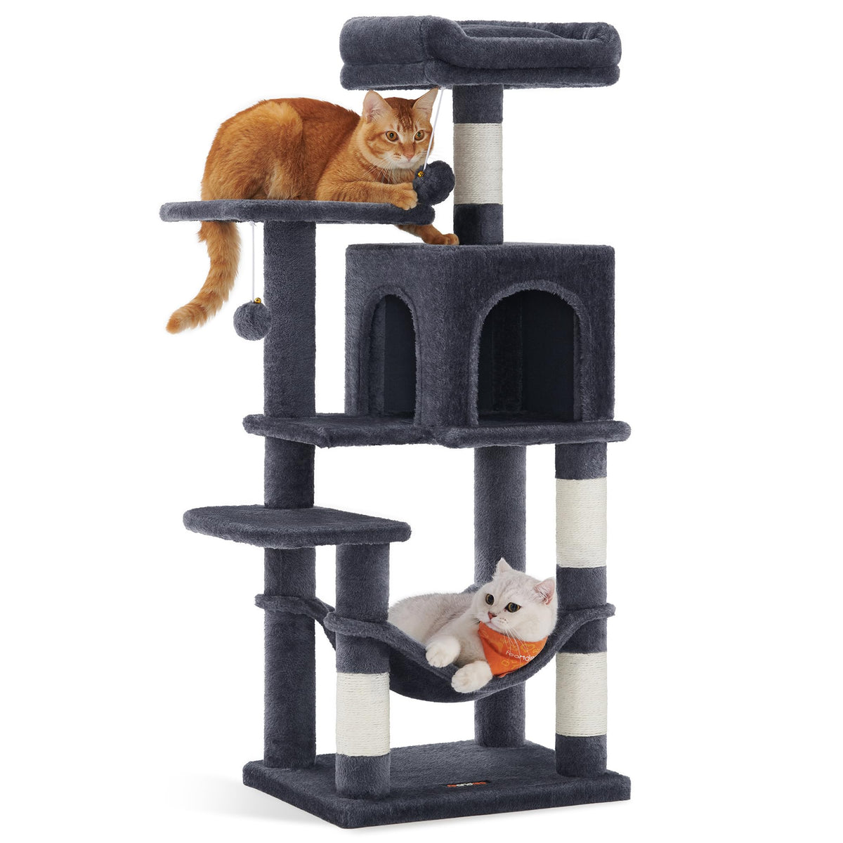 Cat Tree 44.1 (44.1 Inches / Smoky Gray)
