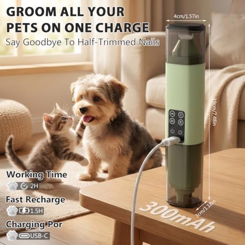 Dog Nail Grinder Quiet (Green)