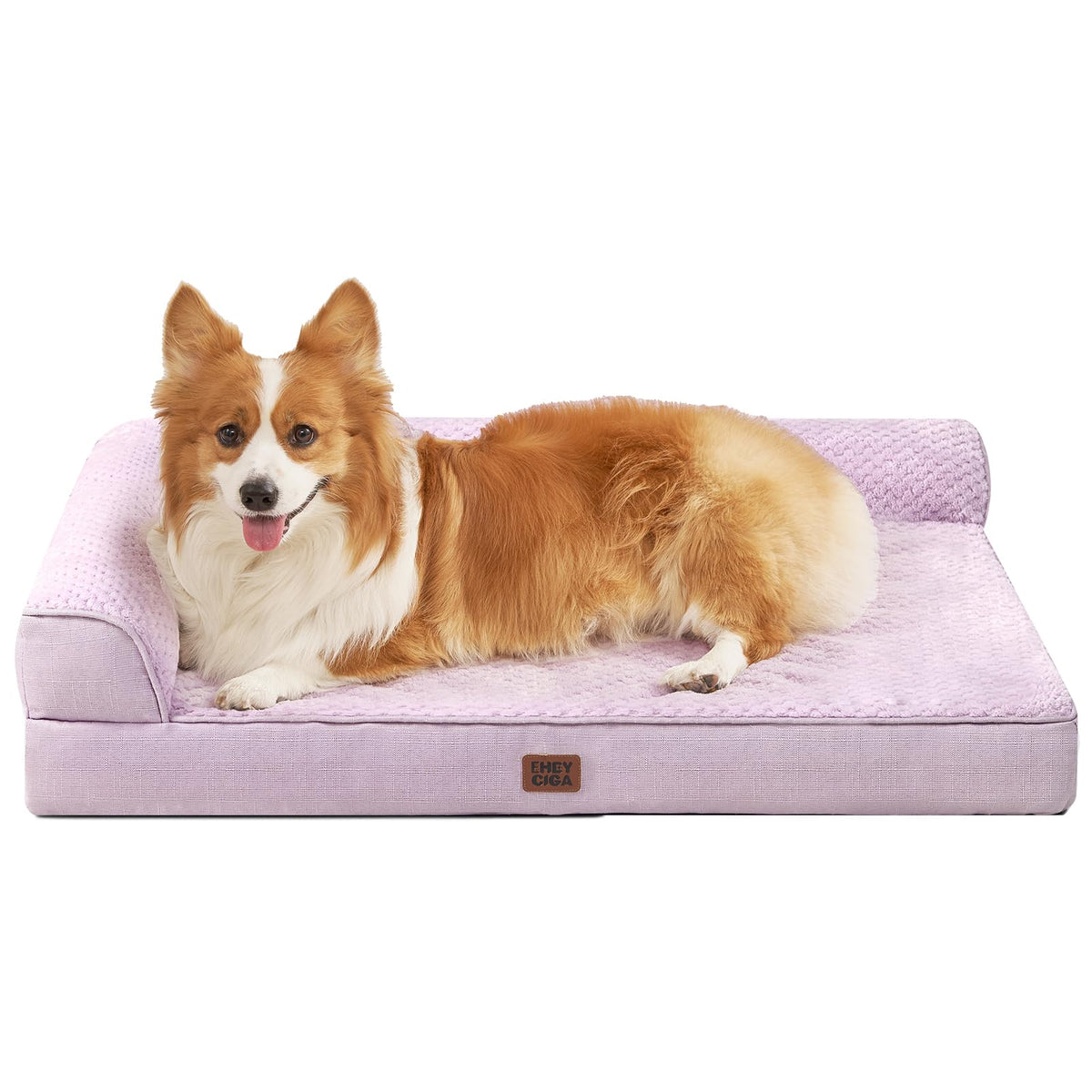 Orthopedic Dog Bed (Lilac / 35.0"L x 22.0"W x 6"Th)