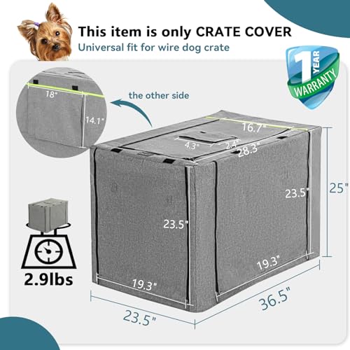 Dog Crate Cover (30.5"L x 19.5"W x 21.5"H)