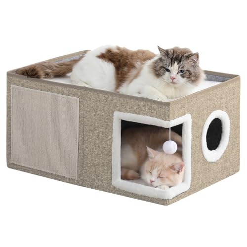 Extra Wide Cat Houses for Indoor Cats (SingleAK / Extra Large)