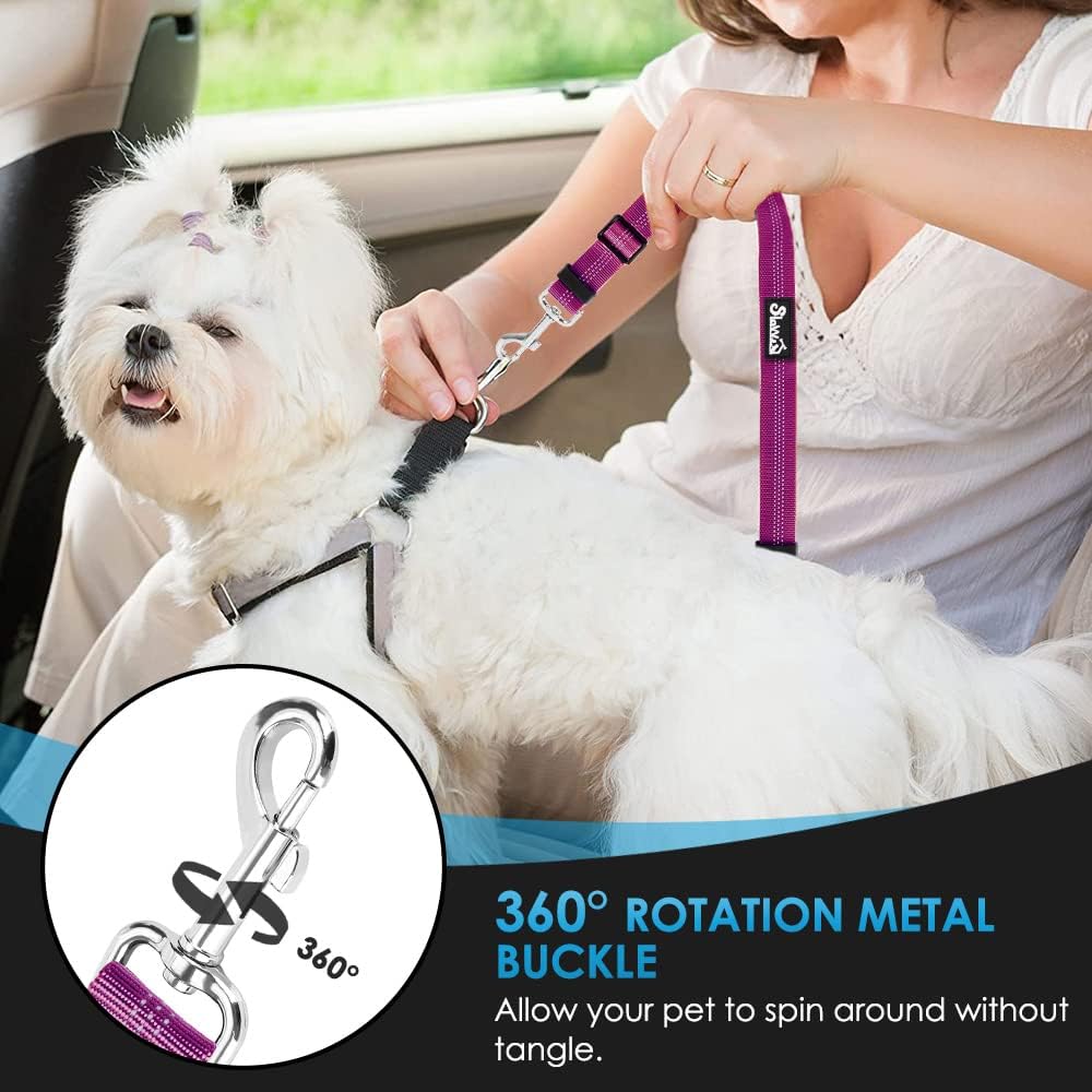 Dog Seat Belt for Car (I.Fushia)