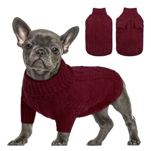 XL Dog Sweater (X-Large / Burgundy)