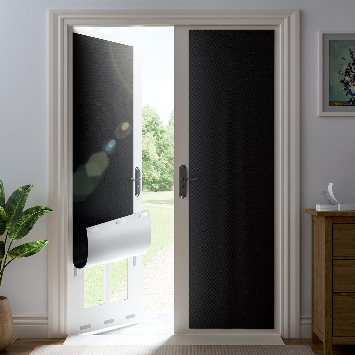 100% Blackout Curtains for Bedroom (Black / 42"W x 72"L (Pack of 1))
