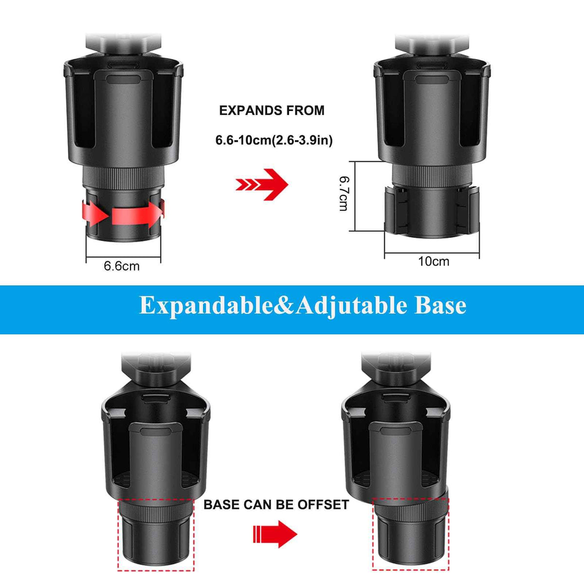 Cup Holder Tray (Tray& CupHolder)