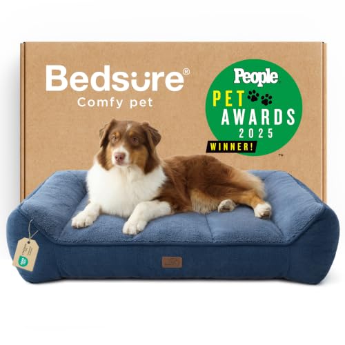 SupportMax® Extra Thick Orthopedic Dog Beds Large Sized Dog (Night Blue / 38"l X 28"w X 8.5"th)