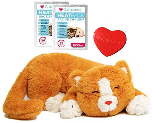 Plush Heartbeat Toy (Orange Kitty)