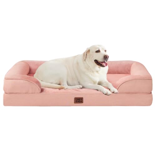 Orthopedic XXL Dog Bed (Dusty Pink / 46.0"l X 35.0"w X 7.5"th)