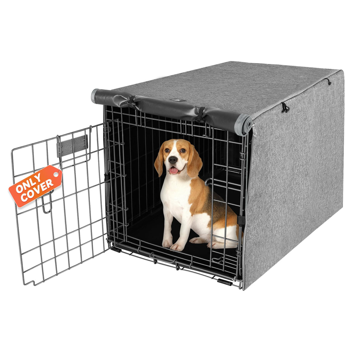 Dog Crate Cover Waterproof Kennel Cover (36.0"L x 23.0"W x 25.0"H / GREY)