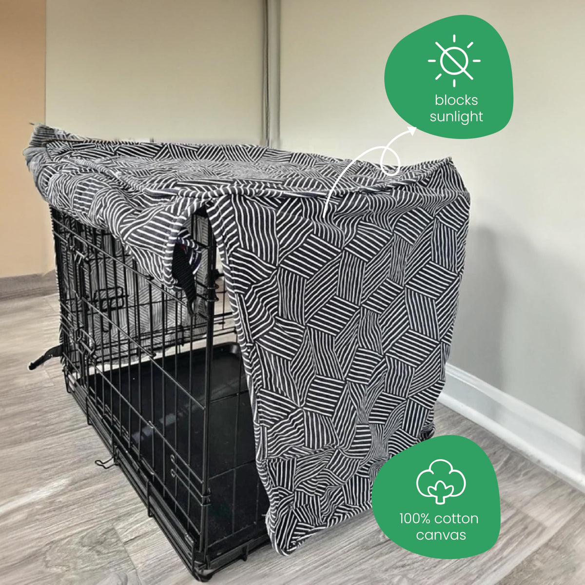 Rough Gem Dog Crate Cover (Rough Gem / 36.0"L x 23.0"W x 25.0"H)