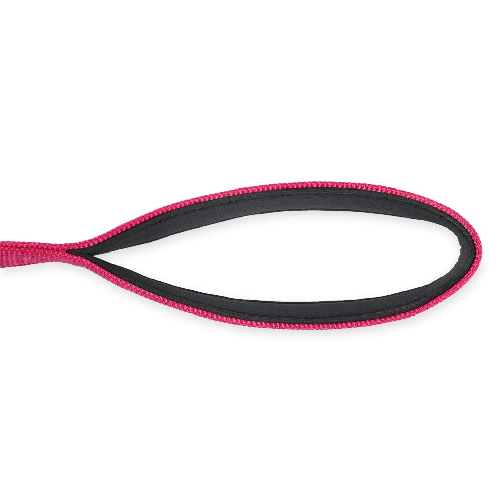 Short Dog Leash 18" (Rose Red / 18 Inches)