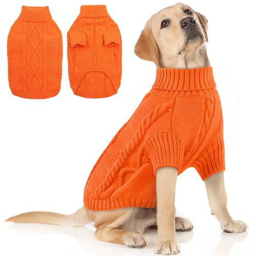 XXL Dog Sweater (XX-Large / Orange)