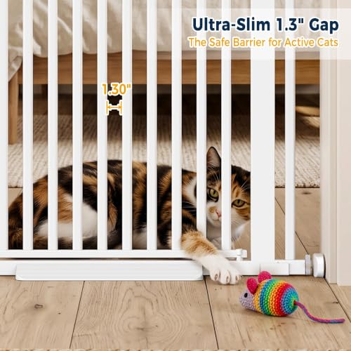 55" Extra Tall Cat Gate (55" Height, 29.92-32.67" Wide)