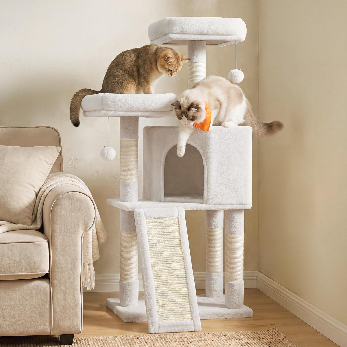 Cat Tree 45.3 (Cream White)