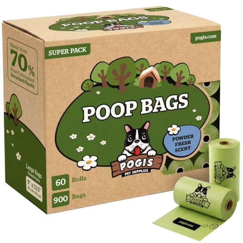 Pogi's Dog Poop Bags (1 Count (Pack of 900) / Scented)