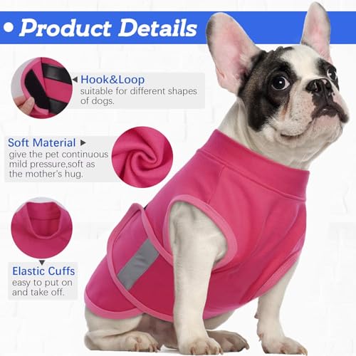 Dog Anxiety Relief Coat (RoseRed / Medium)