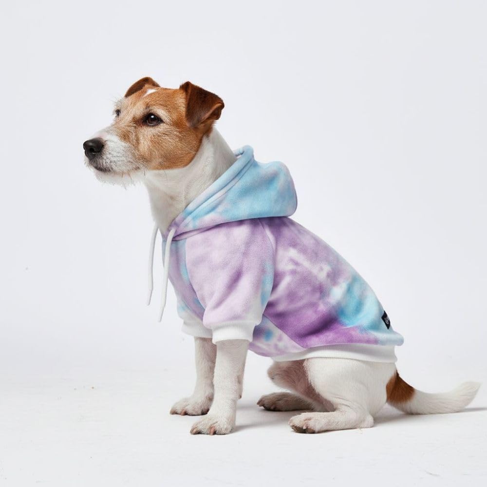 Dog Hoodie Buttery (90s Retro Sky Dye / Large)
