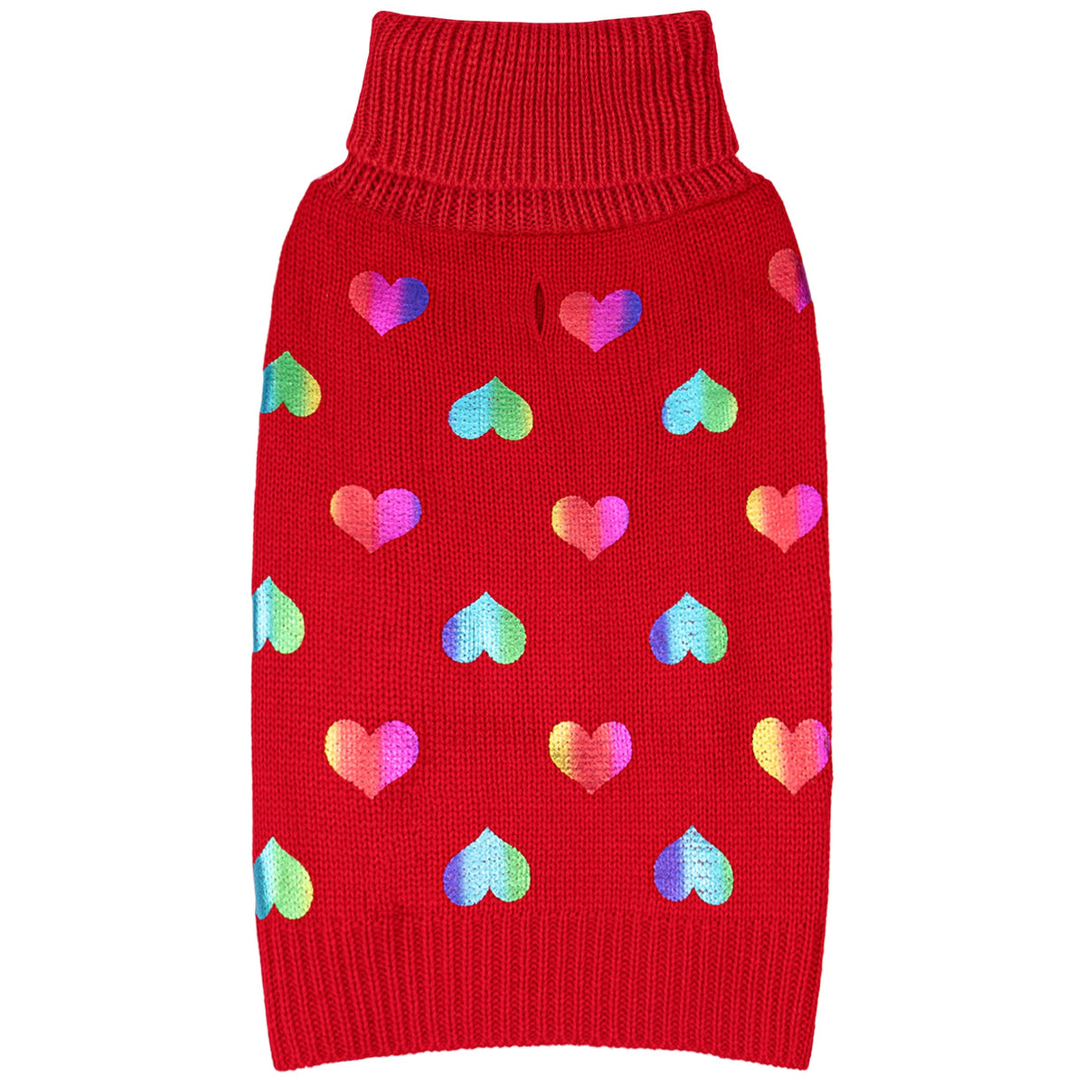 Valentines Dog Sweater (Small (4-7lbs) / Heart (Red))