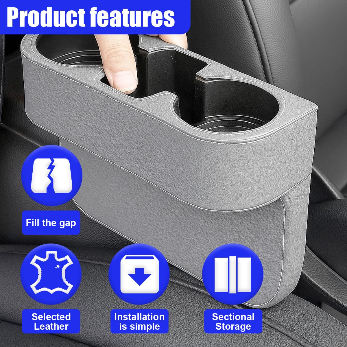 Car Cup Holder (Gray)