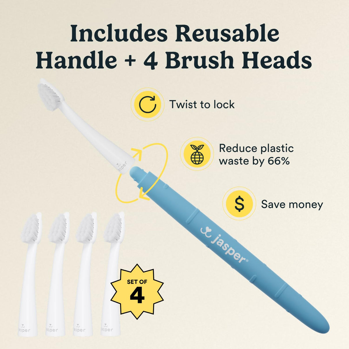 Microbrush Vet Approved Cat Toothbrush (Blue 4 Pack)