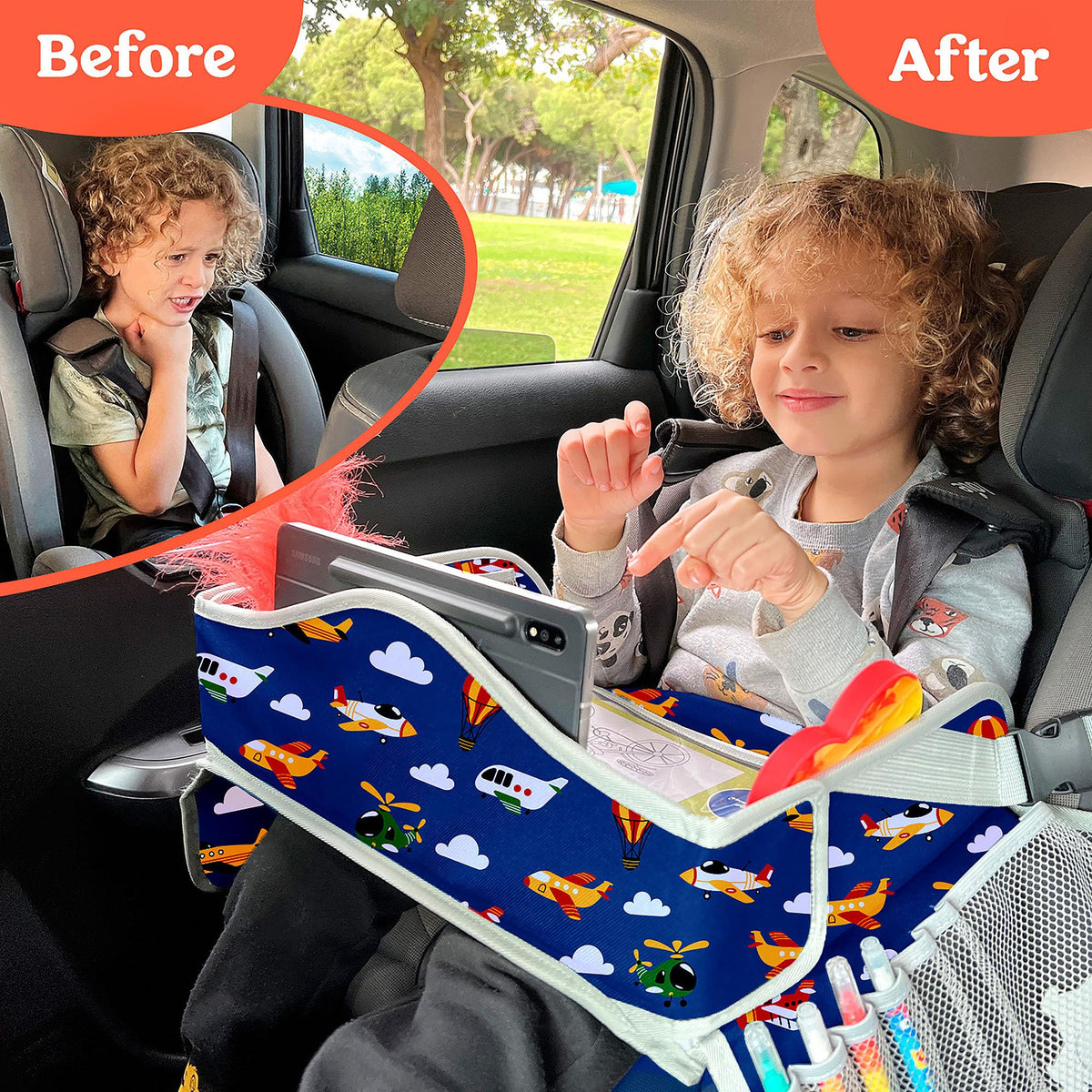 Kids Travel Tray for Car (Airplane)