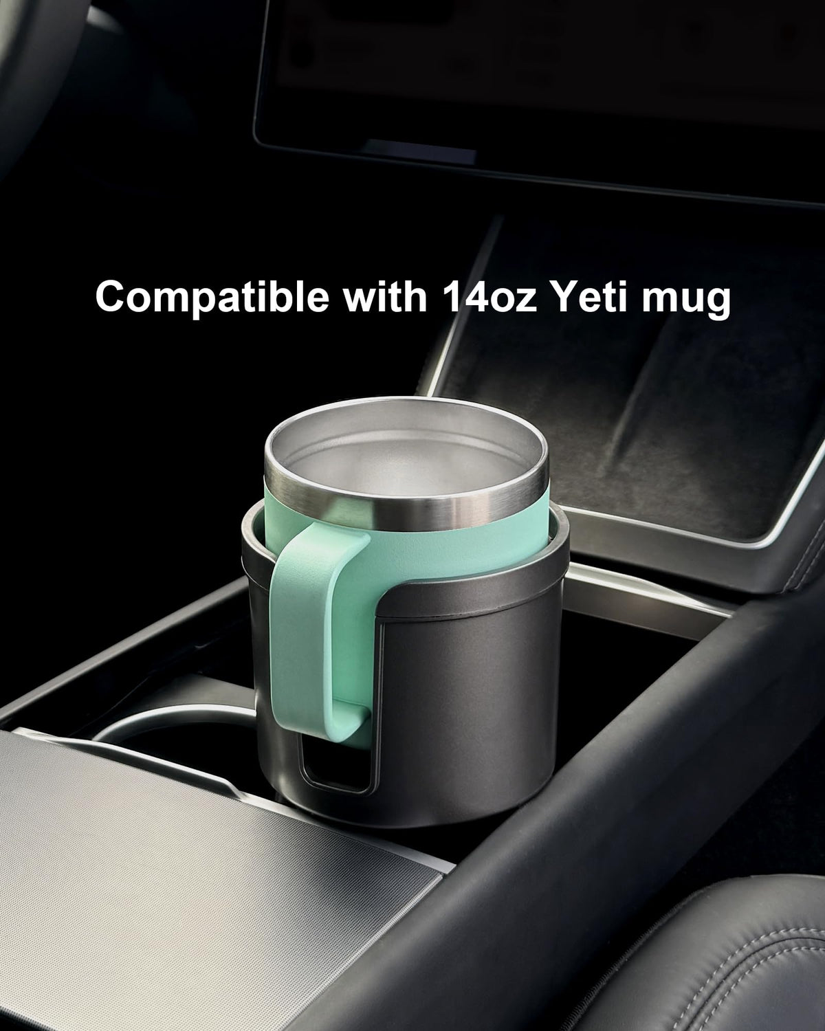 Car Cup Holder Expander for 32 (Large*1 / Silver)