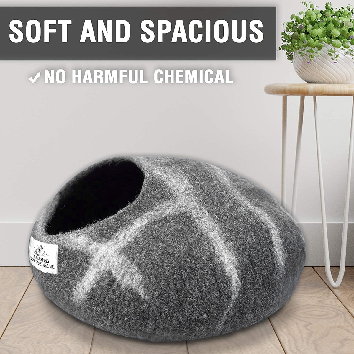 Premium Felt Cat Cave Bed (Hide & Seek)