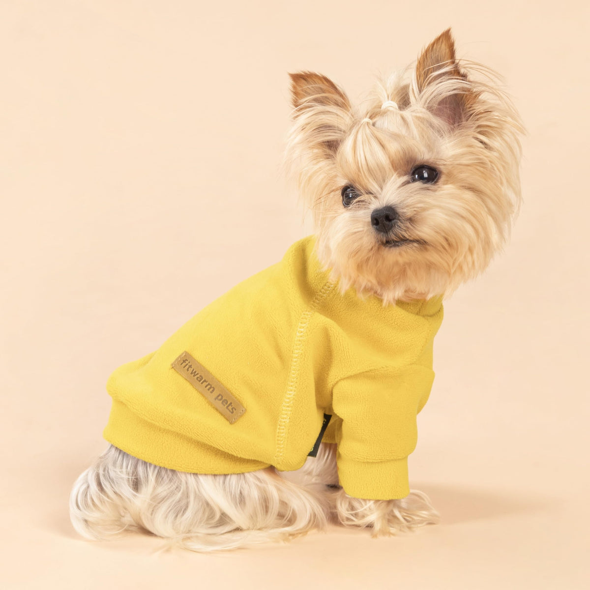 3 Pack Classic Fleece Dog Sweater (Small / Orange-Yellow-Coffee)