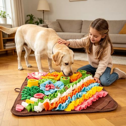 19.5" Large Snuffle Mat for Dogs (19.5"L x 19.5"W / blown)
