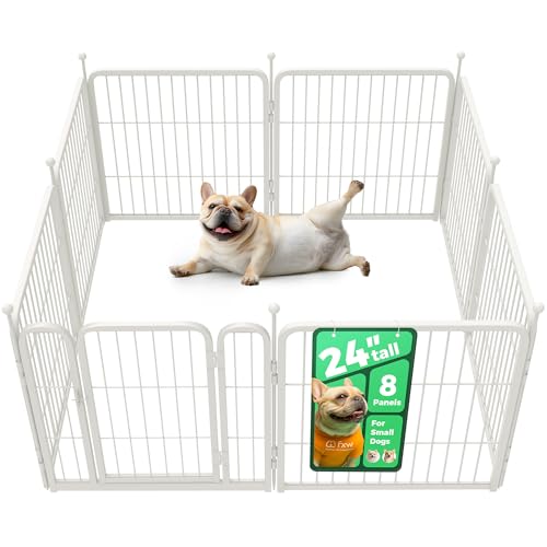 Rollick Dog Playpen (White / 24"H)