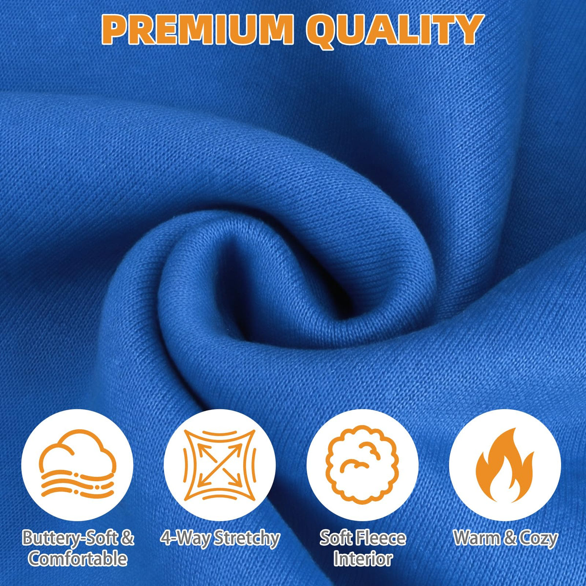 Dog Hoodie for Large Medium Small Dogs (Blue / X-Large/XX-Large)