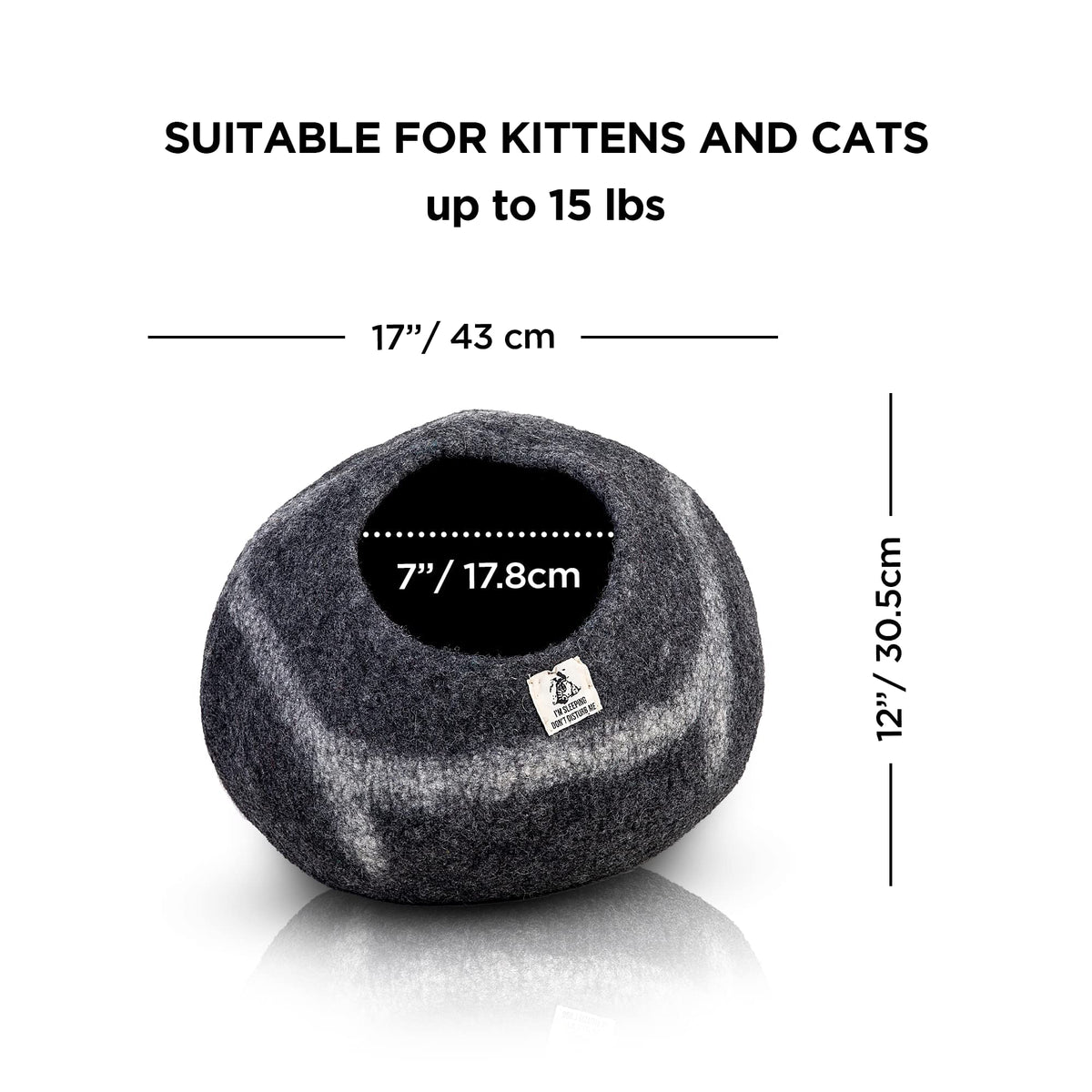 Premium Felt Cat Cave Bed (Hide & Seek)