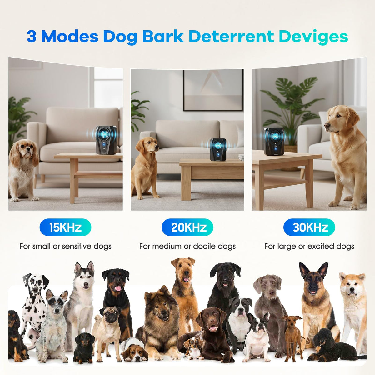 Dog Bark Deterrent Devices (FX4T / Black)