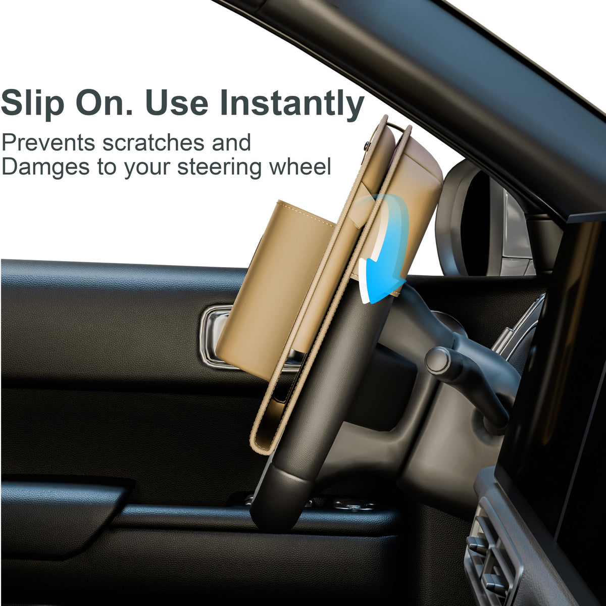 Backseat Car Organizer with Tray 1 Pack (Beige / 1PC)