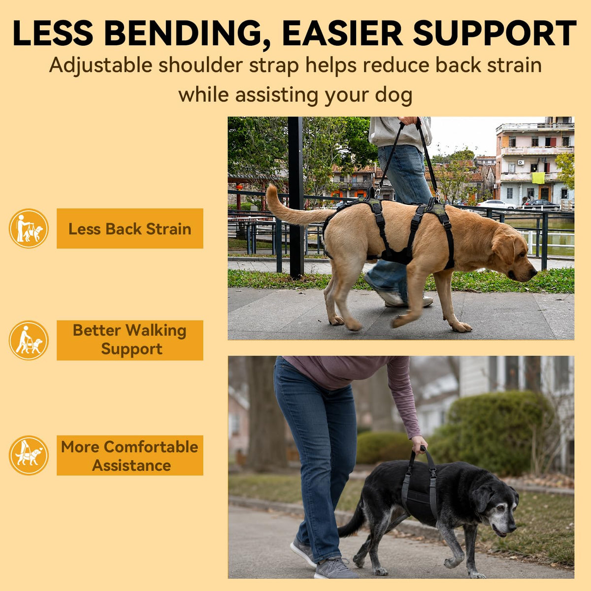 Dog Lift Harness for Senior Dogs (M)