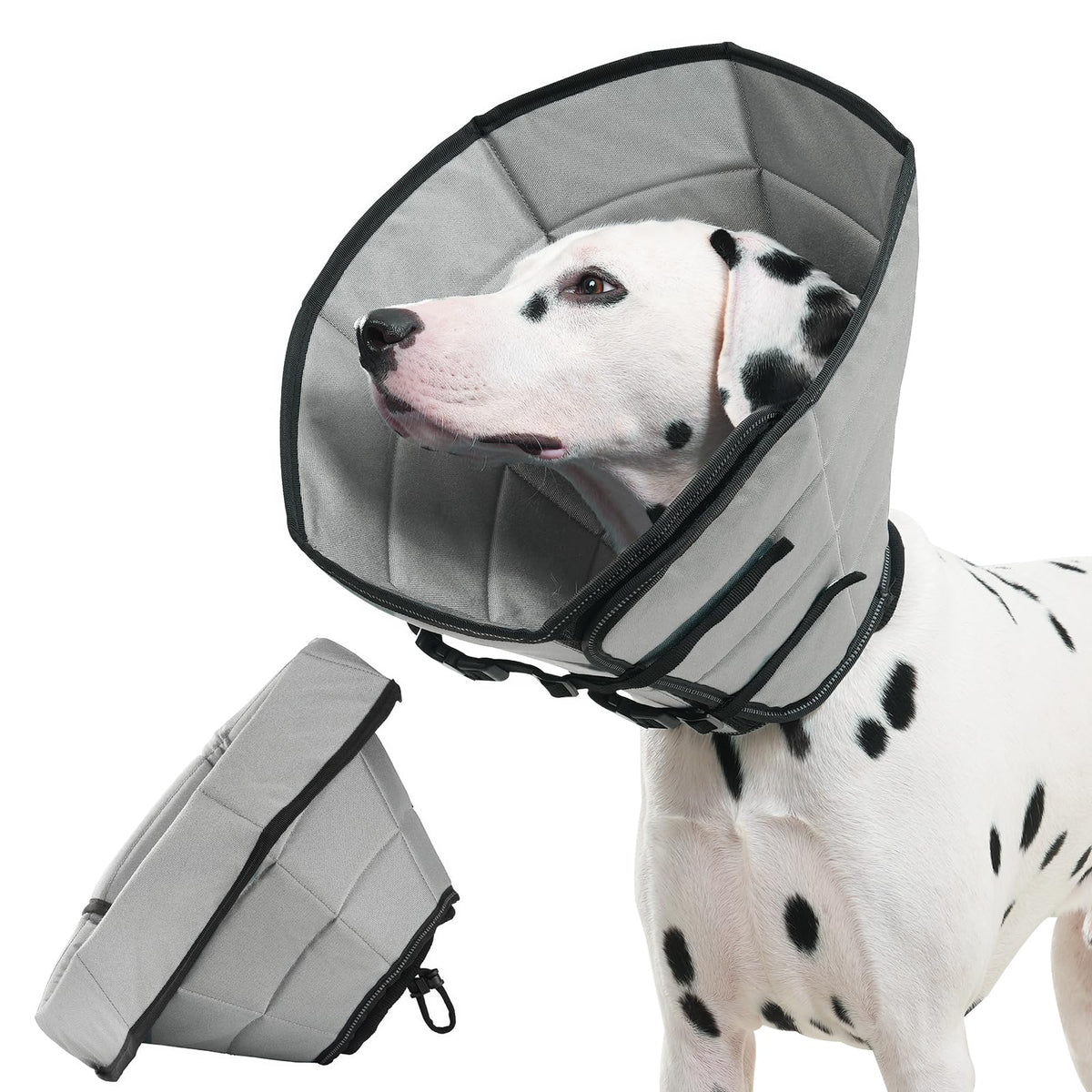 Soft Dog Cone Drawstring (Grey / L)