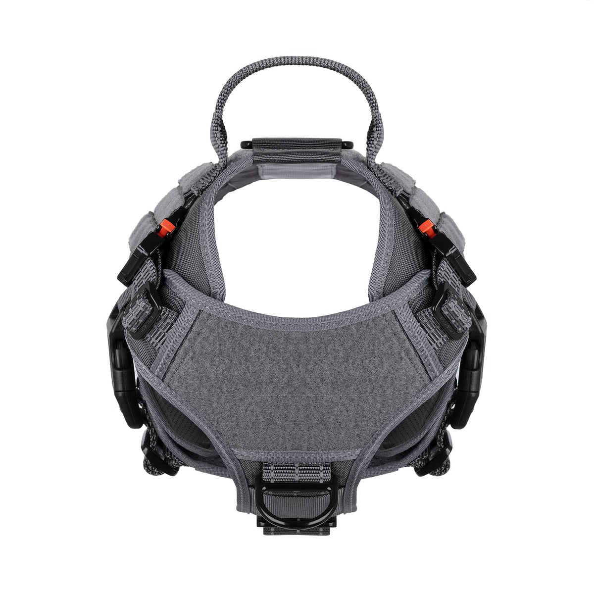 Tactical Dog Harness for Medium Dogs (Medium (Pack of 1) / Grey)