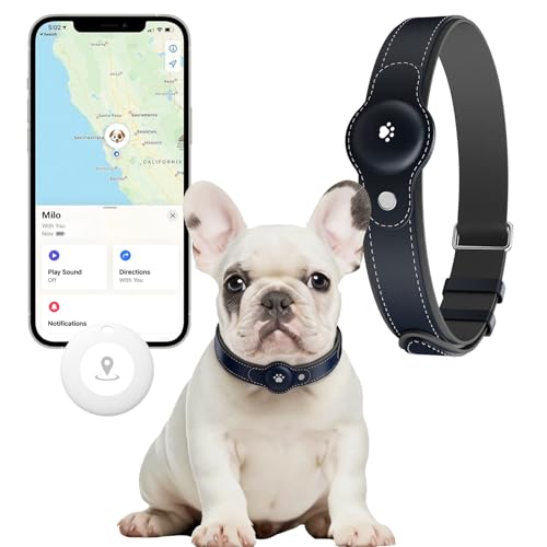 GPS Tracker for Dogs (Deep Blue / S(8.5''-13''))